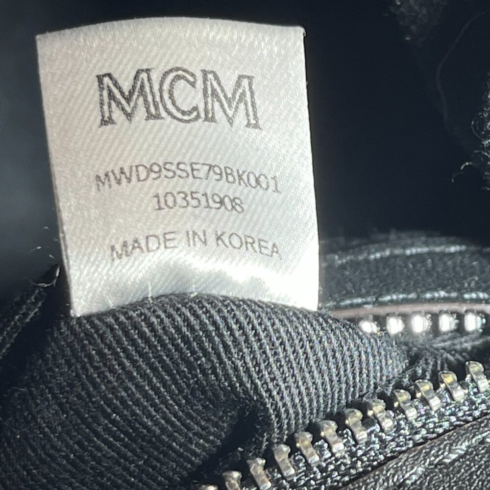 Authentic MCM Essential Monogram Leather Drawstri… - image 8